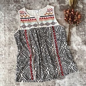 Womens THML printed blouse